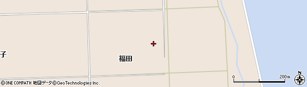 福島県相馬市岩子（福田）周辺の地図