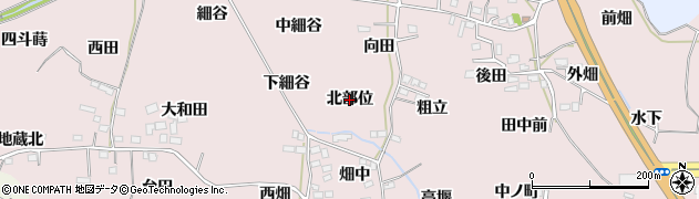 福島県福島市飯坂町平野（北部位）周辺の地図