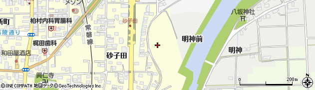 福島県相馬市中村（砂子田）周辺の地図