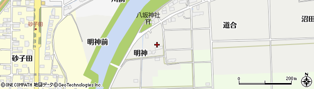 福島県相馬市南飯渕（明神）周辺の地図