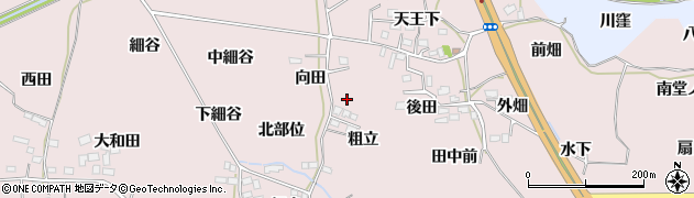 福島県福島市飯坂町平野周辺の地図