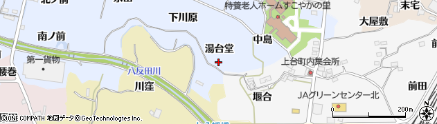 福島県福島市沖高（湯台堂）周辺の地図