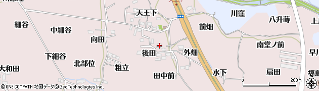 福島県福島市飯坂町平野天王下14周辺の地図