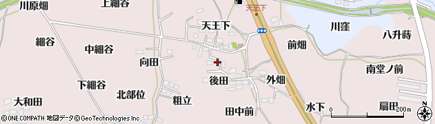 福島県福島市飯坂町平野天王下15周辺の地図