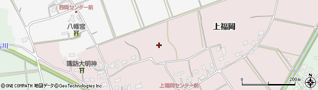 新潟県阿賀野市上福岡周辺の地図