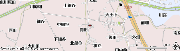 福島県福島市飯坂町平野向田5周辺の地図