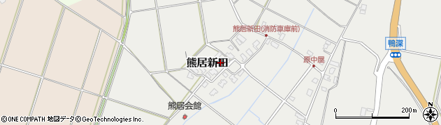 新潟県阿賀野市熊居新田459周辺の地図