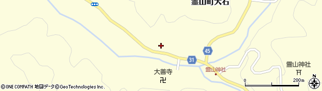 福島県伊達市霊山町大石近江屋敷46周辺の地図