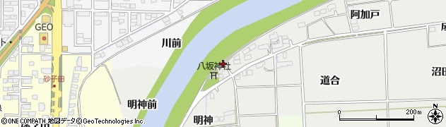福島県相馬市南飯渕（明神前）周辺の地図