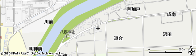 福島県相馬市南飯渕道合周辺の地図