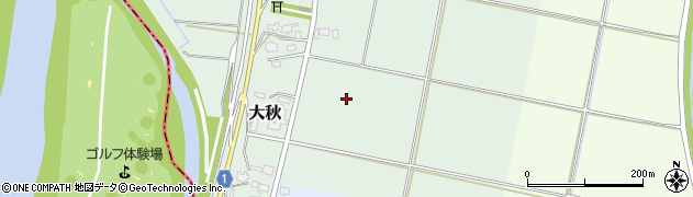 新潟県新潟市秋葉区大秋周辺の地図