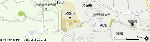 伊達市立松陽中学校周辺の地図