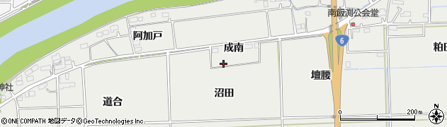 福島県相馬市南飯渕（沼田）周辺の地図
