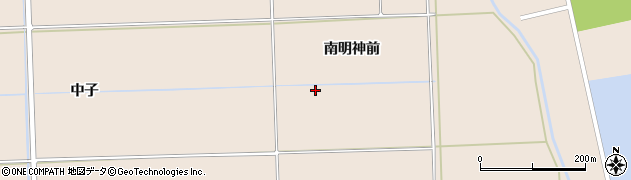 福島県相馬市岩子（南明神前）周辺の地図
