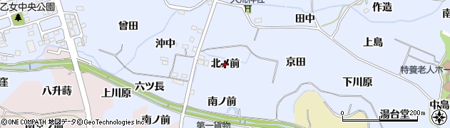 福島県福島市沖高（北ノ前）周辺の地図