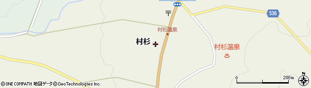 新潟県阿賀野市村杉周辺の地図