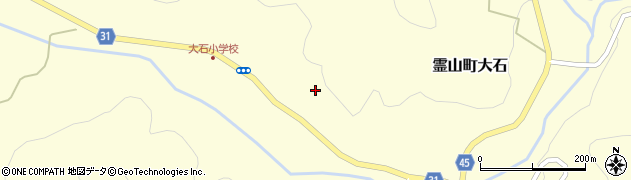 福島県伊達市霊山町大石（近江屋敷）周辺の地図