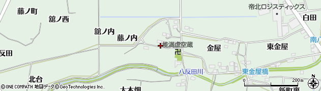 福島県福島市笹谷（伏ノ内）周辺の地図