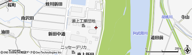 福島県福島市瀬上町中新田9周辺の地図