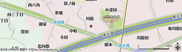 福島県福島市飯坂町平野川原20周辺の地図