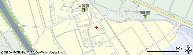 新潟県新潟市秋葉区大安寺499周辺の地図