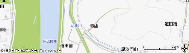 福島県福島市瀬上町寺山周辺の地図