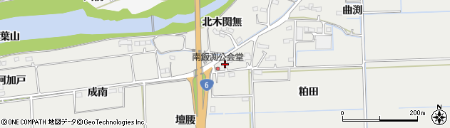 福島県相馬市南飯渕木関無周辺の地図