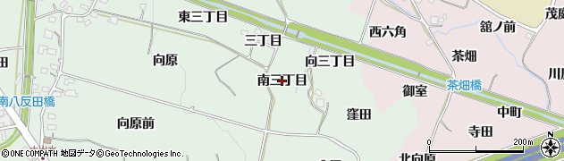 福島県福島市笹谷（南三丁目）周辺の地図