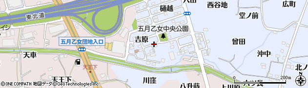 福島県福島市沖高（西原）周辺の地図