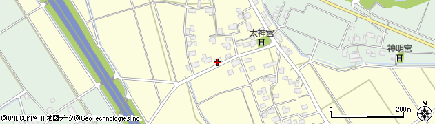 新潟県新潟市秋葉区大安寺451周辺の地図