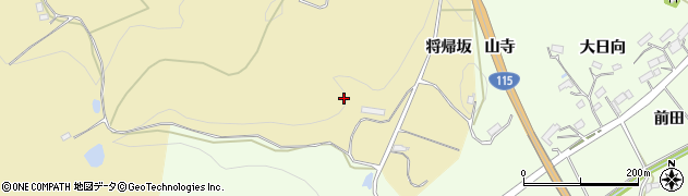 福島県伊達市保原町上保原（内山入）周辺の地図