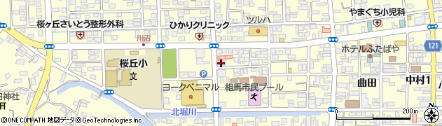 福島県相馬市中村（桜ケ丘）周辺の地図