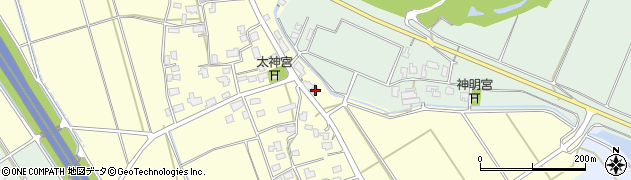 新潟県新潟市秋葉区大安寺127周辺の地図