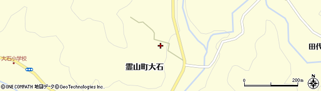 福島県伊達市霊山町大石（藤本）周辺の地図