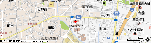 福島県庁教育センター　研究・研修部・調査研究チーム周辺の地図