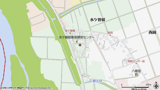 〒959-2071 新潟県阿賀野市水ケ曽根の地図