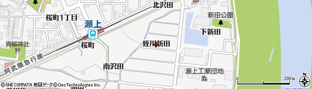 福島県福島市瀬上町（蛭川新田）周辺の地図