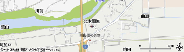 福島県相馬市南飯渕（北木関無）周辺の地図