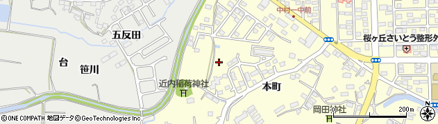 福島県相馬市中村（本町）周辺の地図