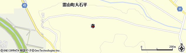 福島県伊達市霊山町大石森周辺の地図