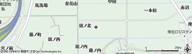 福島県福島市大笹生（舘ノ北）周辺の地図