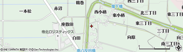 福島県福島市笹谷向原27周辺の地図