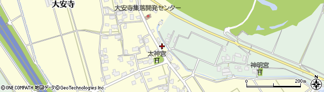 新潟県新潟市秋葉区大安寺314周辺の地図