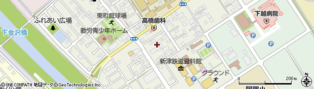 新潟県新潟市秋葉区新津東町周辺の地図