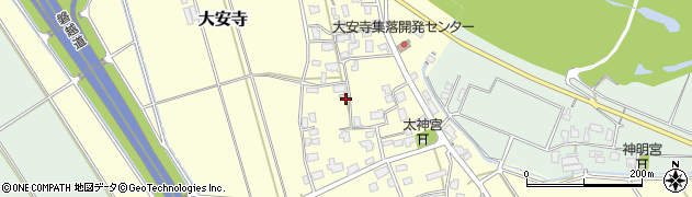 新潟県新潟市秋葉区大安寺425周辺の地図