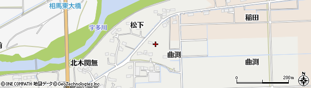 福島県相馬市南飯渕（曲渕）周辺の地図