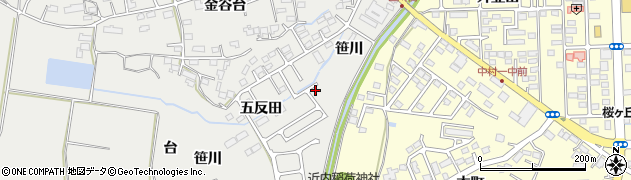 福島県相馬市小野笹川35周辺の地図