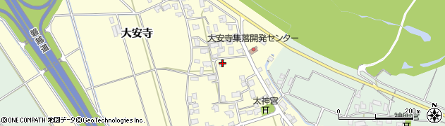 新潟県新潟市秋葉区大安寺413周辺の地図