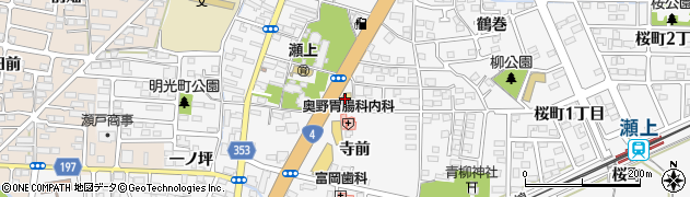 ブックオフ福島瀬上店周辺の地図