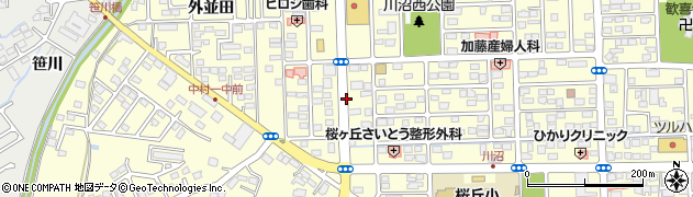 福島県相馬市中村（塚田）周辺の地図